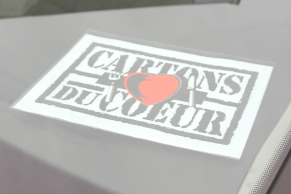 Livraison avec les cartons du cœur